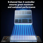 Lexar NQ780 2TB Internal Solid State Drive, PCIe Gen4 NVMe M.2 2280, Up to 7000MB/s Read Speed, Compatible With PS5, LNQ780X002T-RNNNU
