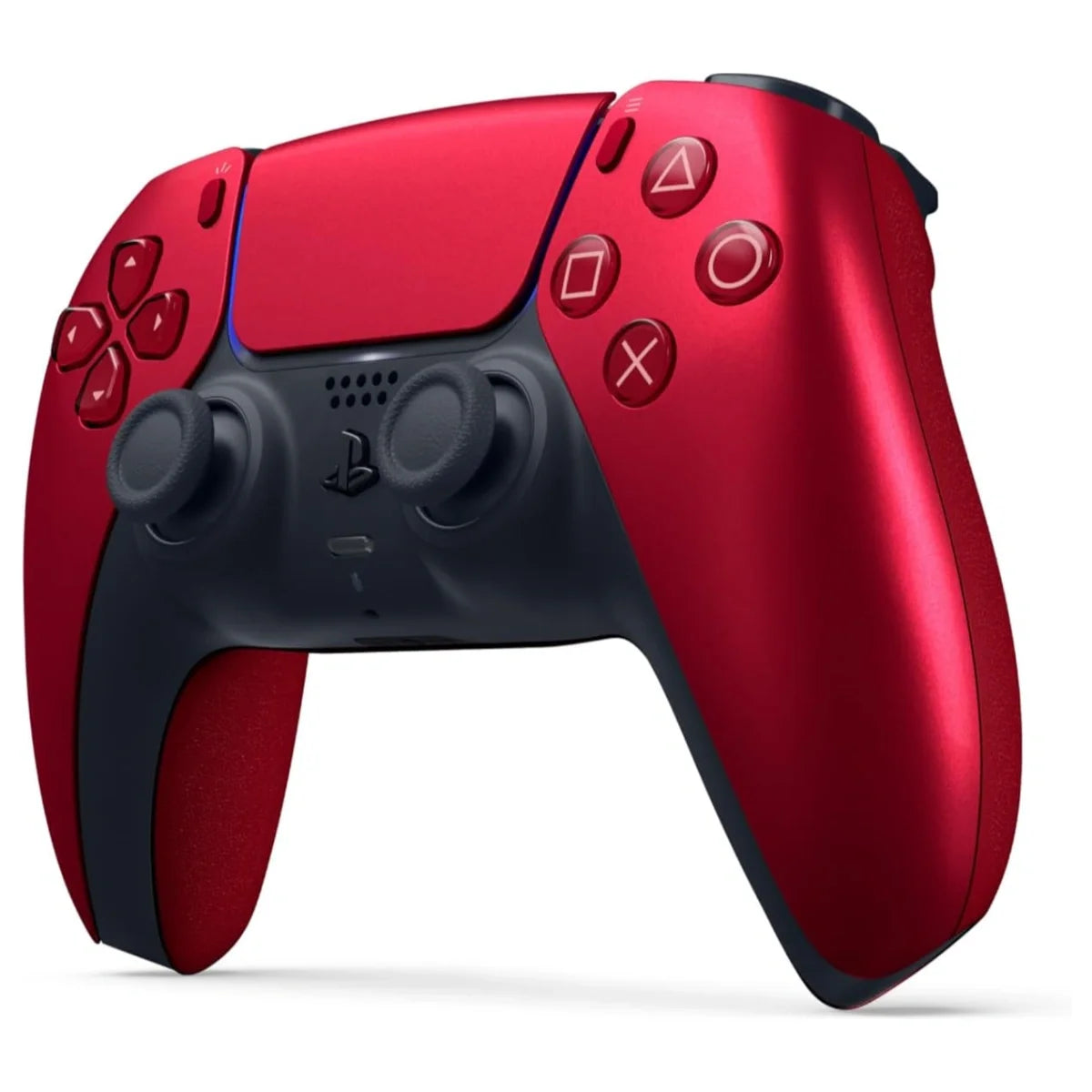 Sony PlayStation 5 DualSense Wireless Controller, Built-In Microphone And Create Button, Dual Actuators, Volcanic Red