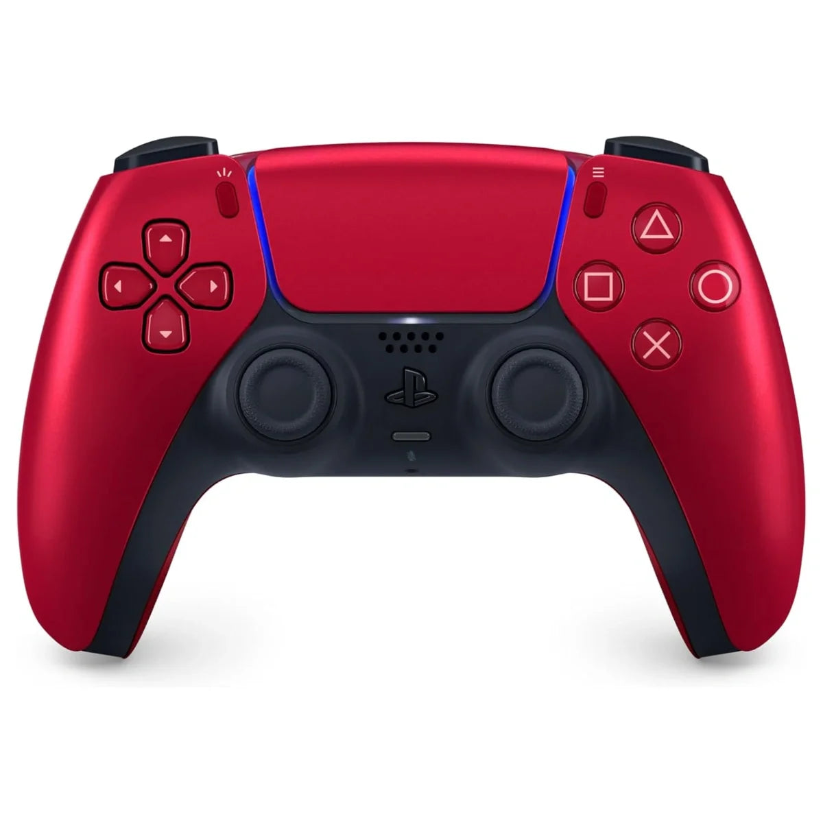 Sony PlayStation 5 DualSense Wireless Controller, Built-In Microphone And Create Button, Dual Actuators, Volcanic Red