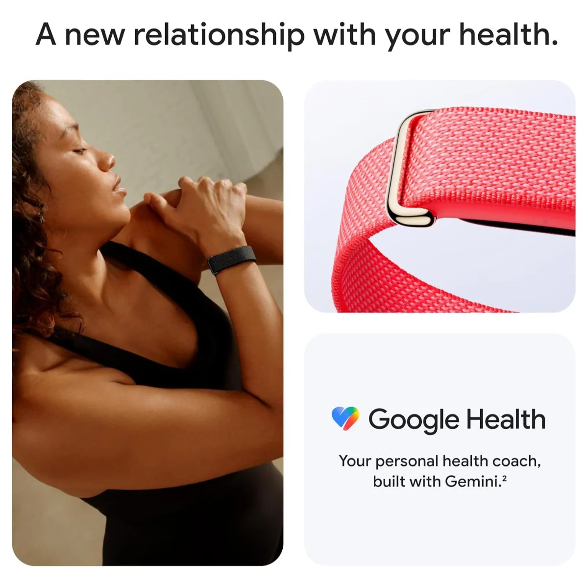 Google Fitbit Air Screenless Activity Tracker, Fitness Heart Rate and Sleep Tracking, Personalized AI-Powered Coaching, Up to 7 Days Battery Life, Works With iOS and Android, Lavender