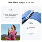 Google Fitbit Air Screenless Activity Tracker, Fitness Heart Rate and Sleep Tracking, Personalized AI-Powered Coaching, Up to 7 Days Battery Life, Works With iOS and Android, Lavender