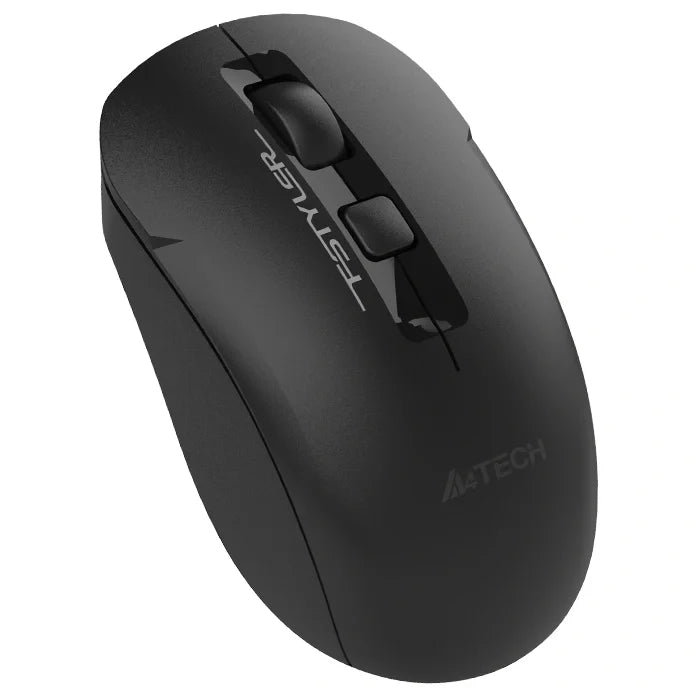 A4Tech FG16S 2.4G Wireless Mouse, Silent Click, 1200-1600-2000 DPI Adjustable, 8-in-One Gesture, Black