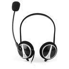 A4Tech HU-5P Neckband Headset, 40mm Driver, Inline Controls With Mic Mute, Rotatable Omnidirectional Noise-Cancelling Microphone