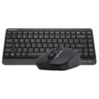 A4Tech Fstyler FG1112S Compact Desktop Set, 2.4GHz Wireless, Silent Clicks, 1200 DPI, Up to 12 Months Battery Life, Black