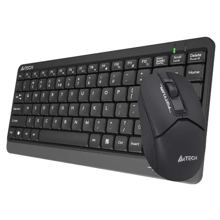 A4Tech Fstyler FG1112S Compact Desktop Set, 2.4GHz Wireless, Silent Clicks, 1200 DPI, Up to 12 Months Battery Life, Black
