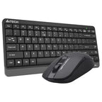 A4Tech Fstyler FG1112S Compact Desktop Set, 2.4GHz Wireless, Silent Clicks, 1200 DPI, Up to 12 Months Battery Life, Black