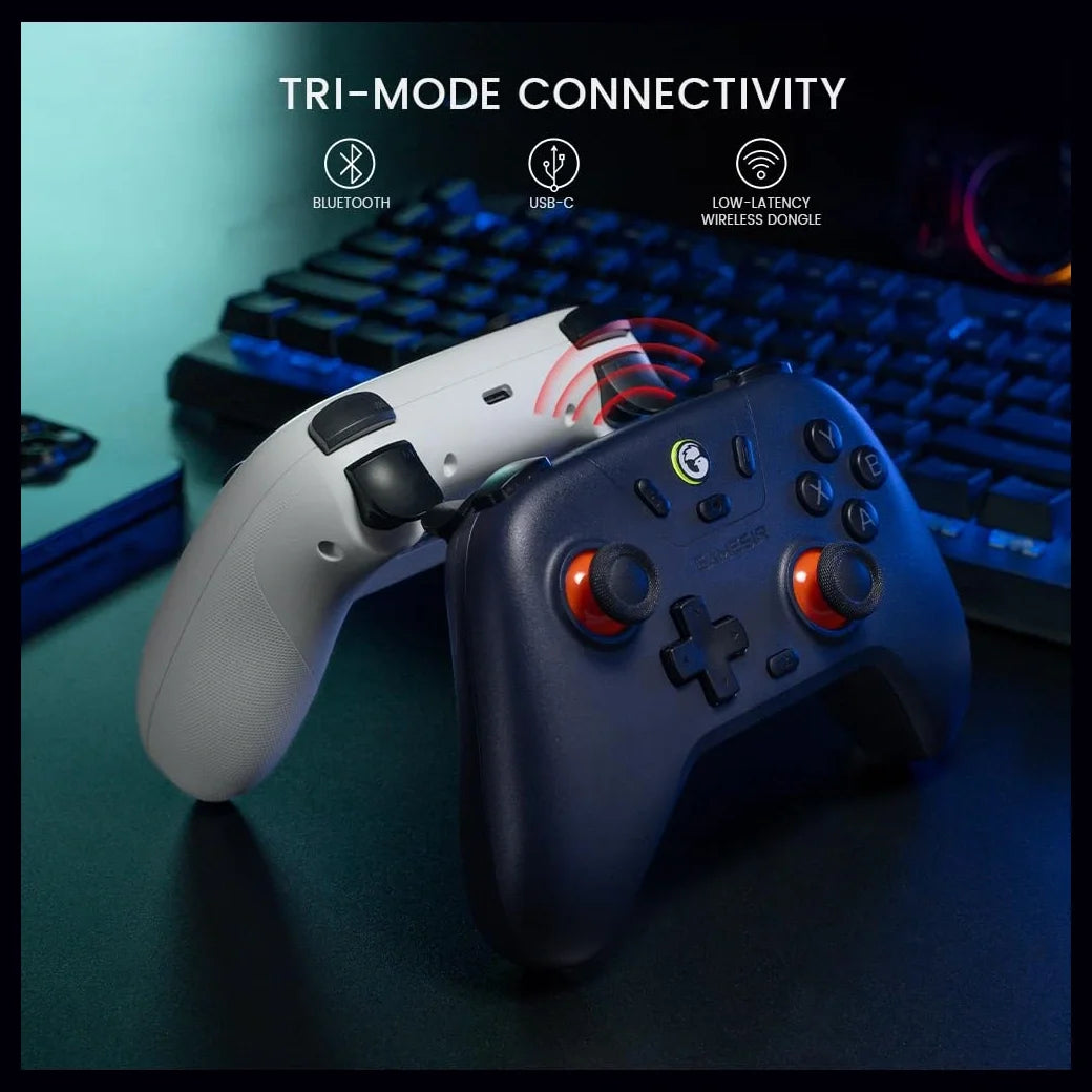 GameSir NOVA Lite Multiplatform Controller, Hall Effect Sticks, Tri-Mode Connectivity, Turbo Function, Multi-Function M Button, Space Purple
