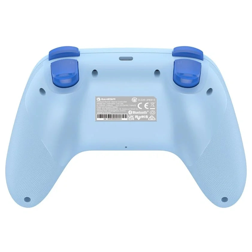 GameSir Nova Lite Wireless Controller for PC, Hall Effect Sticks and Trigger, Bluetooth and 2.4G Dongle and USB-C, Turbo and Rumble Vibration, Blue