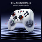 GameSir Nova Lite Wireless Controller, Hall Effect Sticks and Triggers, Bluetooth and 2.4G Dongle and USB-C, 20Hz Turbo, Rumble Vibration, For PC Android iOS Switch Steam Deck, White