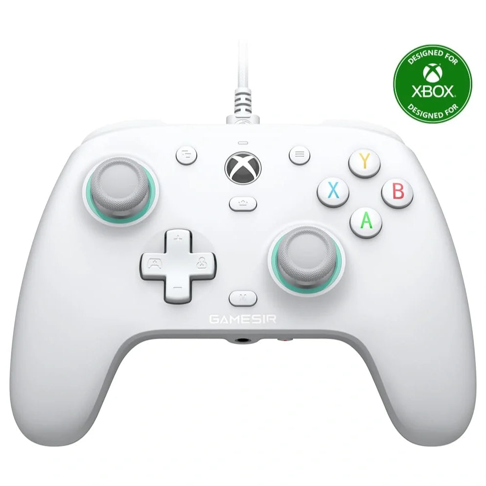 GameSir G7 SE Wired Controller, Hall Effect Joysticks and Hall Triggers, 2 Custom Backbuttons, 3.5mm Audio Jack, for Xbox Series X|S Xbox One and Windows 10/11, White