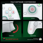 GameSir G7 SE Wired Controller, Hall Effect Joysticks and Hall Triggers, 2 Custom Backbuttons, 3.5mm Audio Jack, for Xbox Series X|S Xbox One and Windows 10/11, White