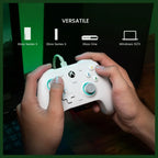 GameSir G7 SE Wired Controller, Hall Effect Joysticks and Hall Triggers, 2 Custom Backbuttons, 3.5mm Audio Jack, for Xbox Series X|S Xbox One and Windows 10/11, White