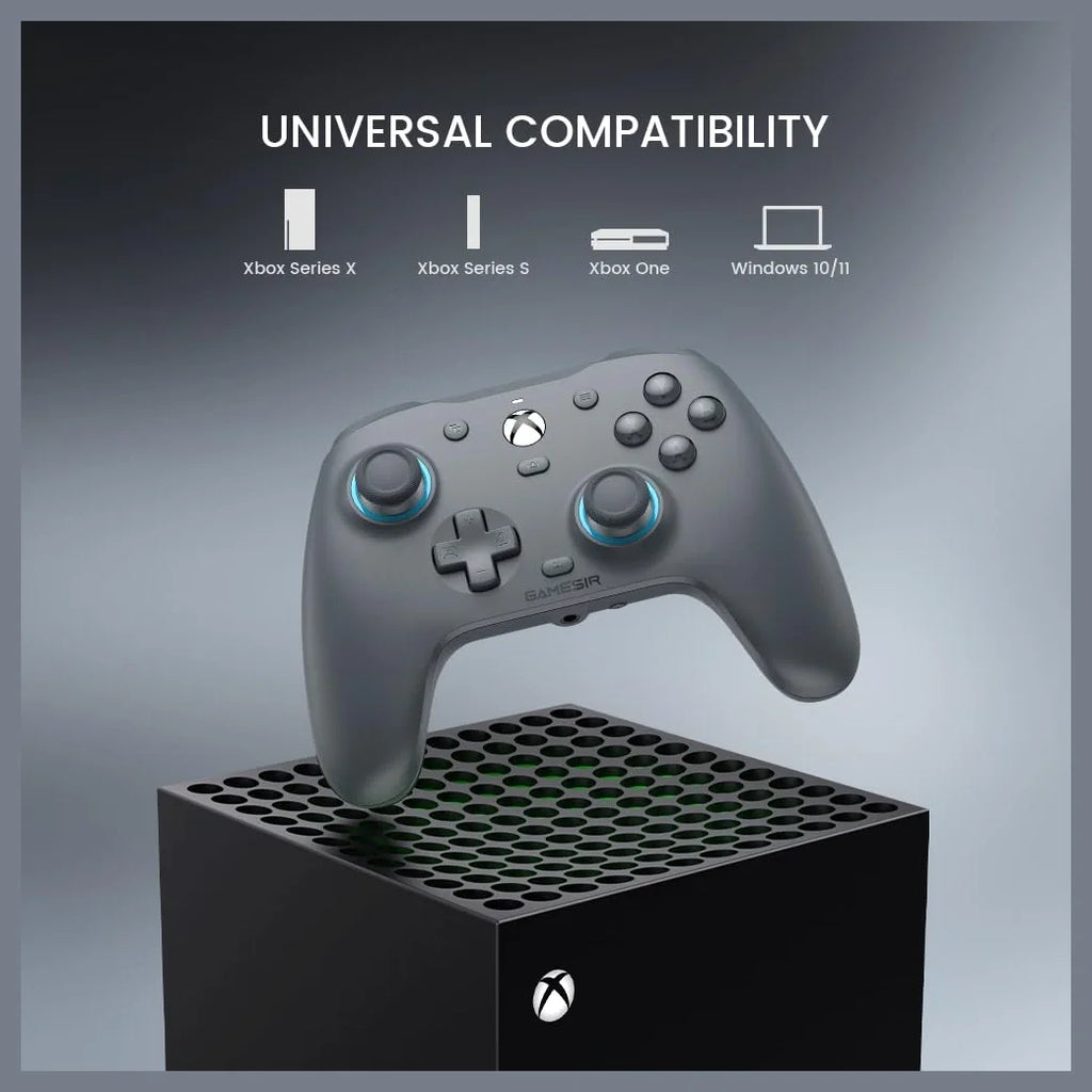 GameSir G7 SE Wired Controller, For Xbox Series X and S, Xbox One and Windows 10 and 11, Hall Effect Joysticks and Hall Triggers, 3.5mm Audio, Sporty Gray