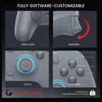 GameSir G7 SE Wired Controller, For Xbox Series X and S, Xbox One and Windows 10 and 11, Hall Effect Joysticks and Hall Triggers, 3.5mm Audio, Sporty Gray
