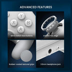 GameSir G7 HE Wired Xbox Controller, Hall Effect Sticks And Hall Effect Magnetic Triggers, Microswitch Face Buttons, 3.5mm Headphone Jack And Microphone Mute Button, White