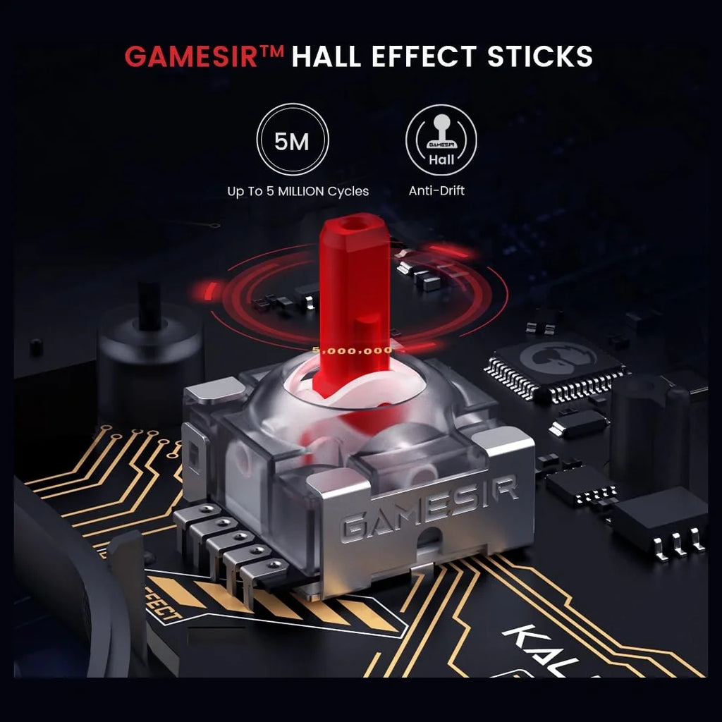 GameSir KALEID Wired Controller, Hall Effect Joysticks and Hall Trigger, Plug and Play, Xbox Series X|S, Xbox One, Windows 10/11 and Steam