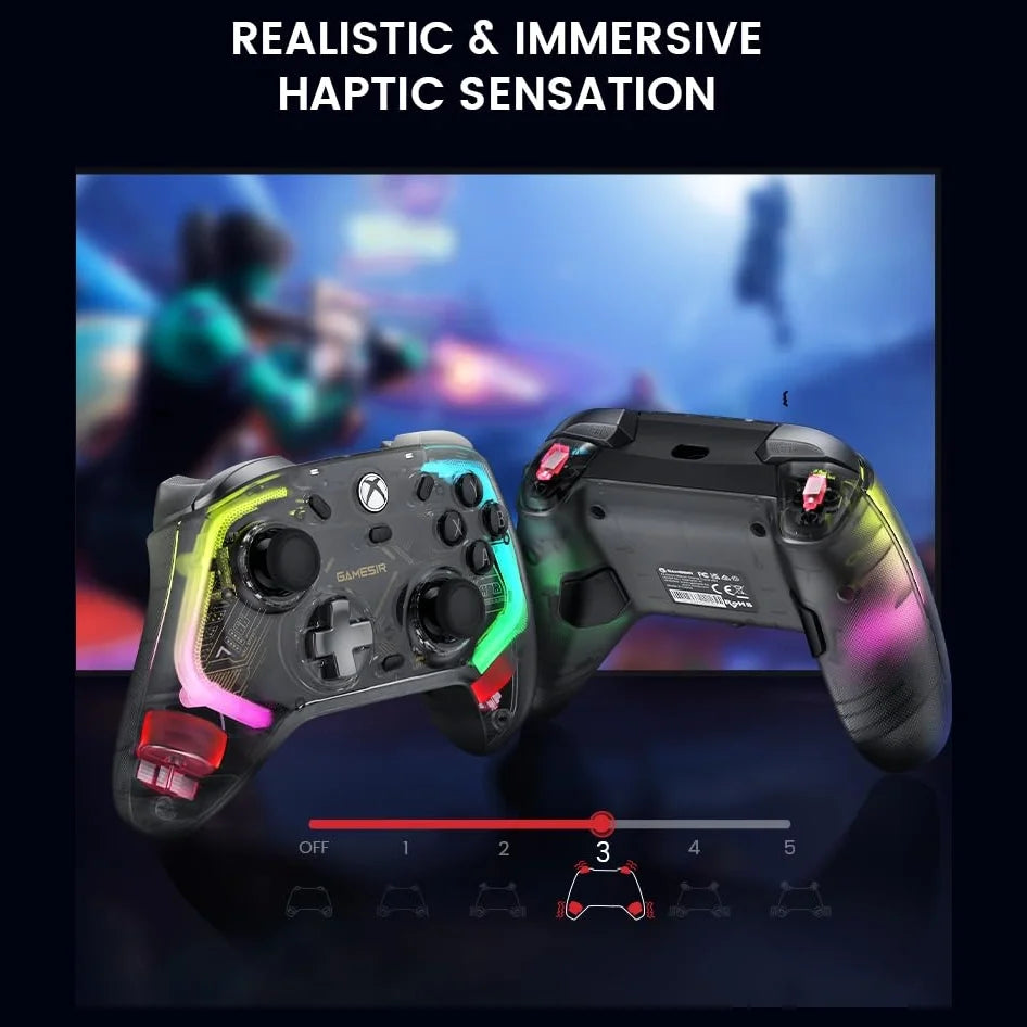 GameSir KALEID Wired Controller, Hall Effect Joysticks and Hall Trigger, Plug and Play, Xbox Series X|S, Xbox One, Windows 10/11 and Steam