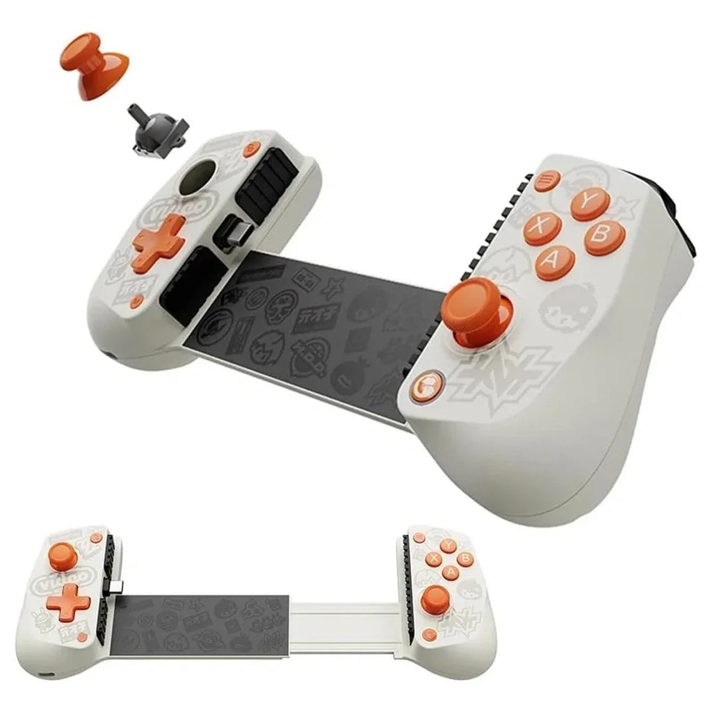 GameSir X5 Lite ZENLESS Type-C Mobile Gaming Controller, Hall Effect Sticks, Pass-Through Charging, Turbo Function, Software Customization, Moon White
