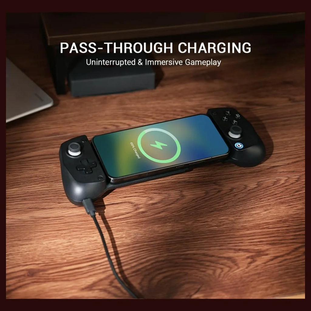 GameSir X5 Lite Mobile Gaming Controller for Android, Hall Effect Joystick, Stretchable up to 213mm, Type-C Connection, Pass-through Charging, Black