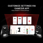GameSir X5 Lite Mobile Gaming Controller for Android, Hall Effect Joystick, Stretchable up to 213mm, Type-C Connection, Pass-through Charging, Black
