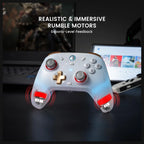 GameSir Cyclone 2 Multiplatform Wireless Controller, TMR Electromagnetic Joysticks, Hall Effect Switch Triggers, 1000Hz Report Rate, 6-Axis Gyro, White