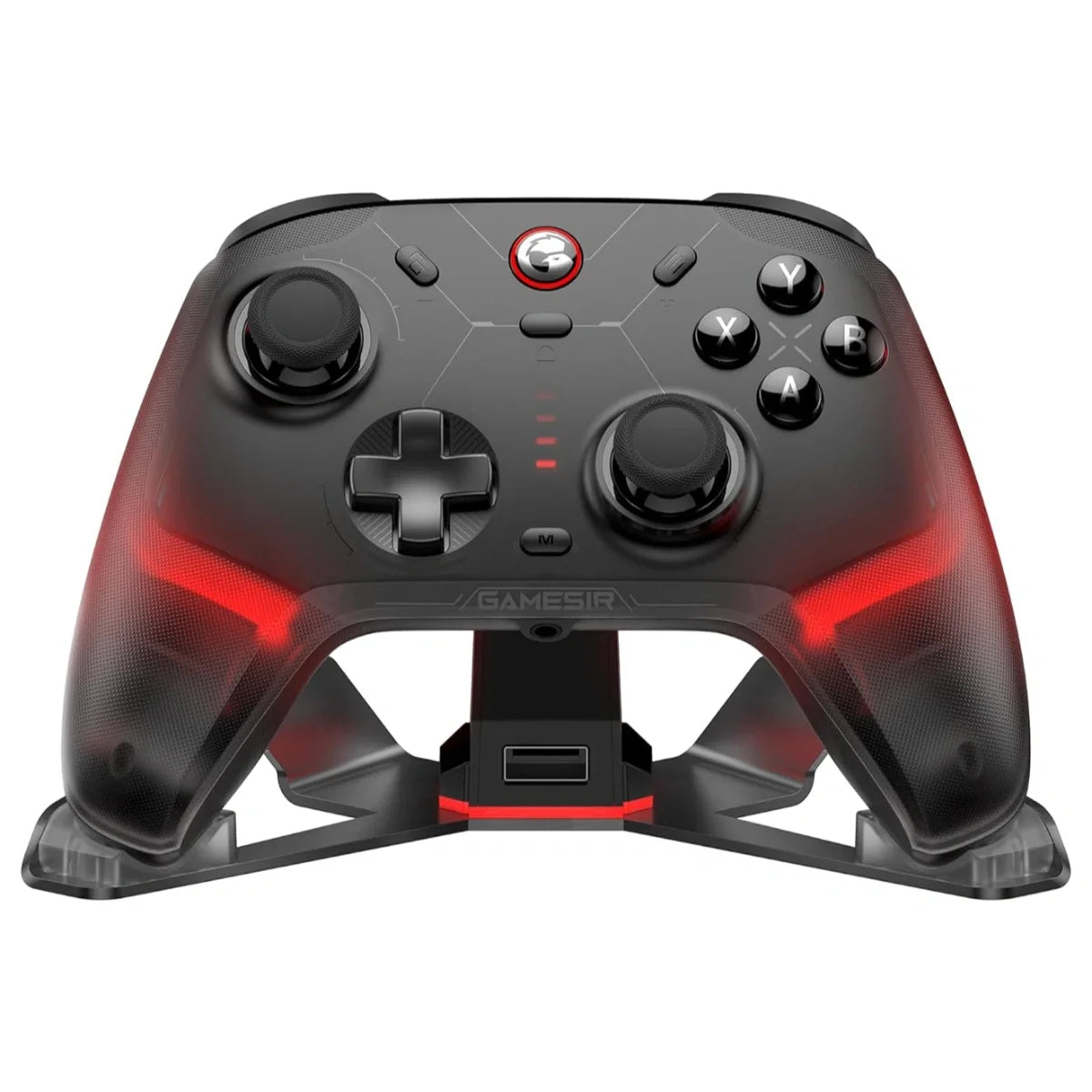GameSir Cyclone 2 Wireless PC Controller, 1000Hz, TMR Joysticks, Hall Effect and Micro 2-in-1 Triggers, Charging Dock, Black