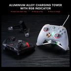 GameSir Cyclone 2 Wireless PC Controller, 1000Hz, TMR Joysticks, Hall Effect and Micro 2-in-1 Triggers, Charging Dock, Black