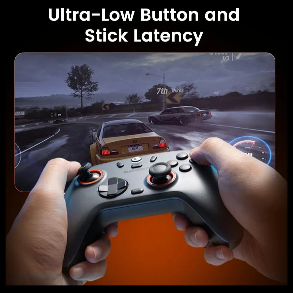 GameSir Nova Lite 2 Wireless PC Controller, Hall Effect Sticks And Triggers, 2.4G And Wired 1000Hz Polling Rate, Remappable Buttons, Grey