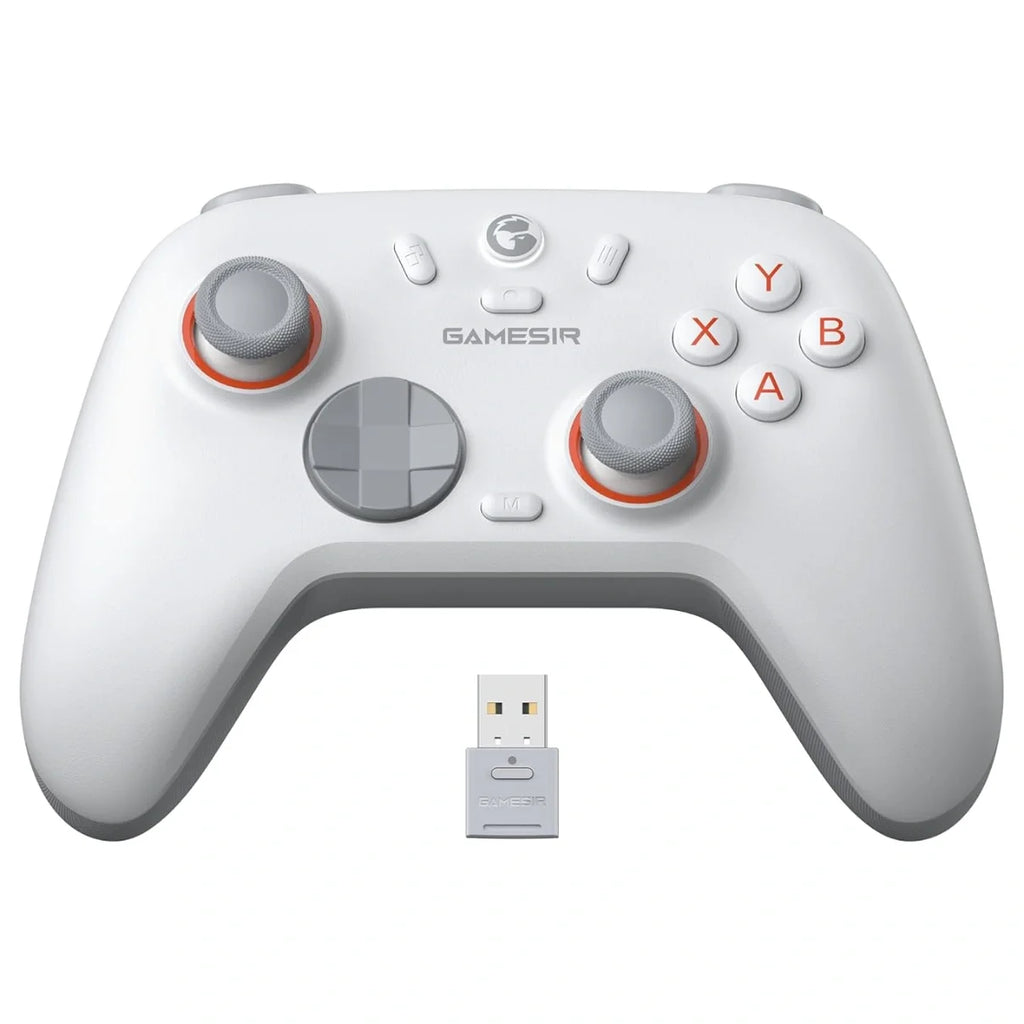 GameSir Nova Lite 2 Wireless PC Controller, Hall Effect Sticks And Triggers, 2.4G And Wired 1000Hz Polling Rate, Remappable Buttons, Compatible With PC Switch Steam Android iOS, White