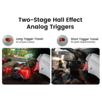GameSir Nova Lite 2 Wireless PC Controller, Hall Effect Sticks And Triggers, 2.4G And Wired 1000Hz Polling Rate, Remappable Buttons, Compatible With PC Switch Steam Android iOS, White