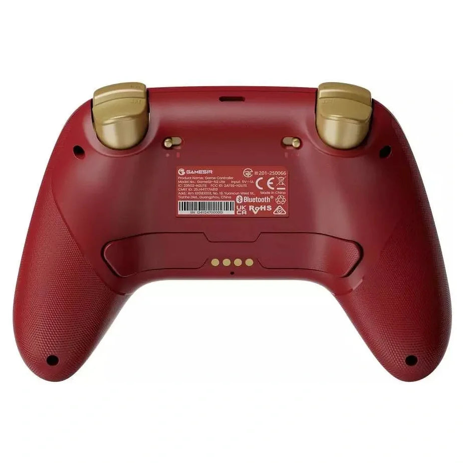 GameSir Nova 2 Lite Wireless PC Controller, Hall Effect Sticks And Triggers, 2.4G And Wired 1000Hz Polling Rate, Remappable Buttons, Compatible With PC Switch Steam Android iOS, Iron Man Edition