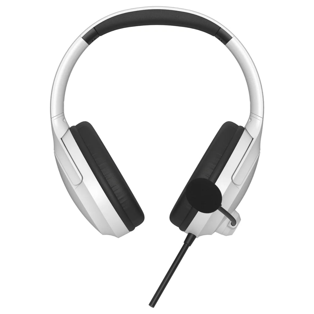 A4Tech FH280U Conference Over-Ear Headset, DSP Stereo Sound, Noise-Cancelling Mic, 40mm Speakers, Inline Remote Control, White