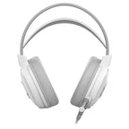 A4Tech FH300U Neon Illuminate USB Stereo Headset, DSP Stereo Sound, 50mm Speaker Unit, Omni-Directional Mic, LED Backlit, White