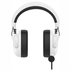 Bloody G585 Gaming Headset, 7.1 Virtual Surround Sound, 50mm Speaker Unit, Detachable Noise Cancelling Single-Directional Mic, USB Plug, White