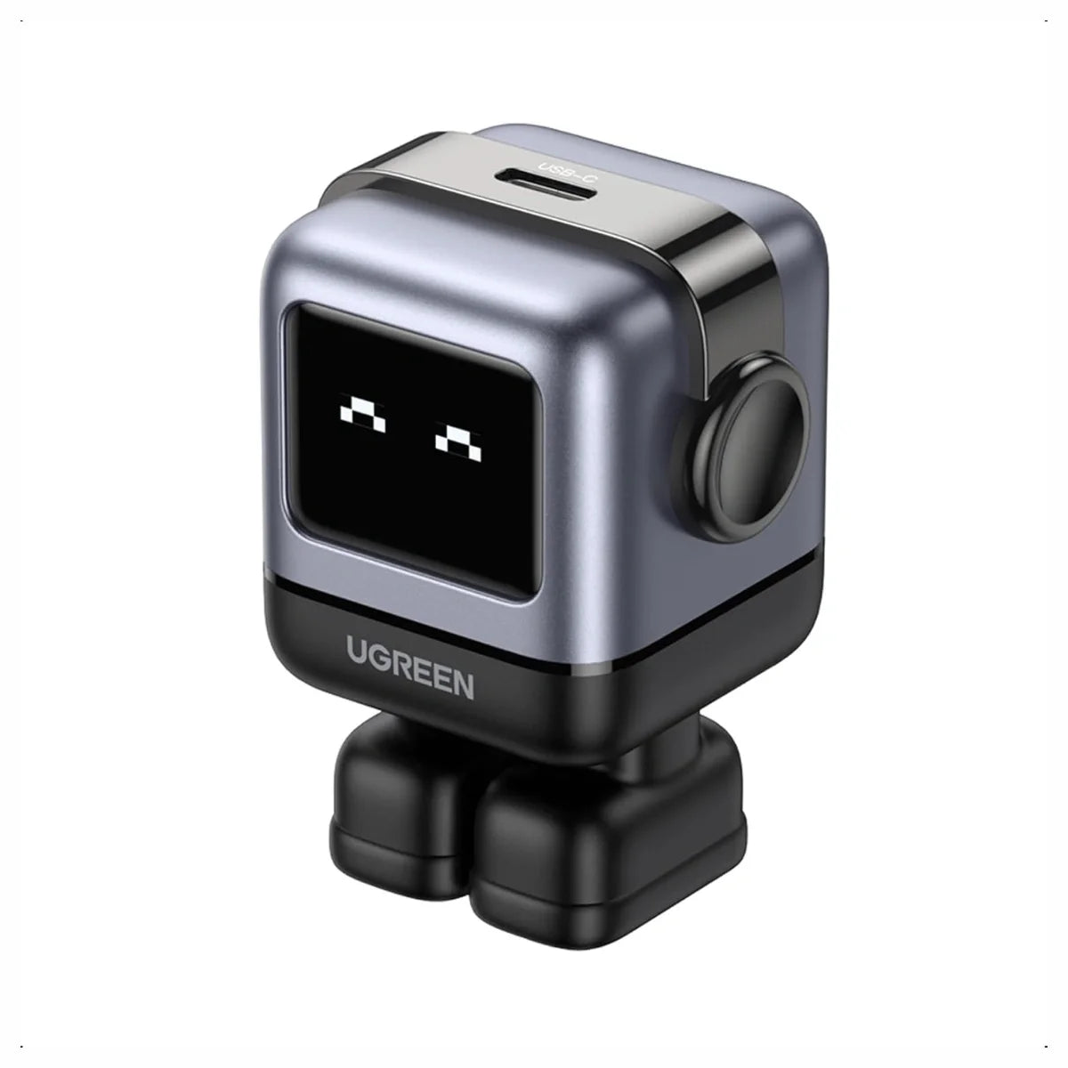 UGREEN Uno RG 30W USB-C GaN Charger, LED Screen, Foldable Plug, Black, 15550