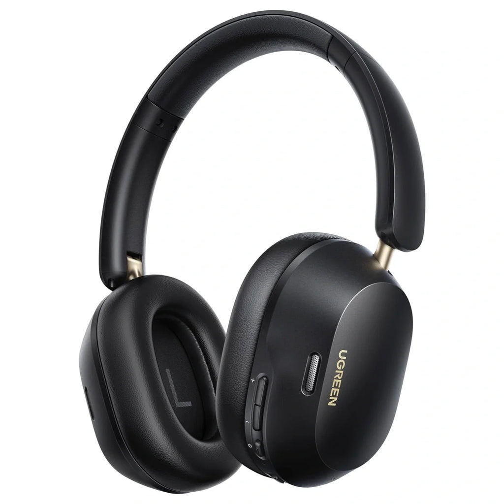 UGREEN HiTune Max5c Wireless Over Ear Headphones, Hybrid ANC Up to 43dB, 75H Playtime, Hi-Res LDAC, Spatial Audio, Bluetooth 5.4, USB-C Wired Audio, Black, 35757