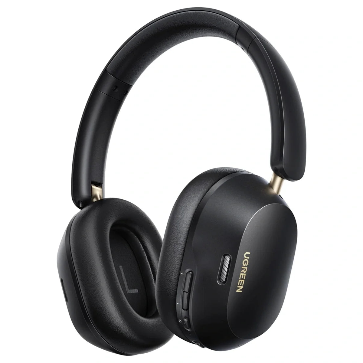 UGREEN HiTune Max5c Wireless Over Ear Headphones, Hybrid ANC Up to 43dB, 75H Playtime, Hi-Res LDAC, Spatial Audio, Bluetooth 5.4, USB-C Wired Audio, Black, 35757