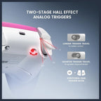 GameSir Super Nova Wireless Gaming Controller, 1000Hz Polling Rate, Hall Effect Stick and Trigger, 1000mAh Battery, Pink
