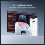 GameSir Super Nova Wireless Gaming Controller, 1000Hz Polling Rate, Hall Effect Stick and Trigger, 1000mAh Battery, Pink