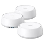 TP-Link Deco BE25 WiFi 7 Mesh Wi-Fi System, BE5000 Dual-Band 5Gbps, Covers Up To 6,600 Sq.Ft, 2x2.5G Ports, 3-Pack