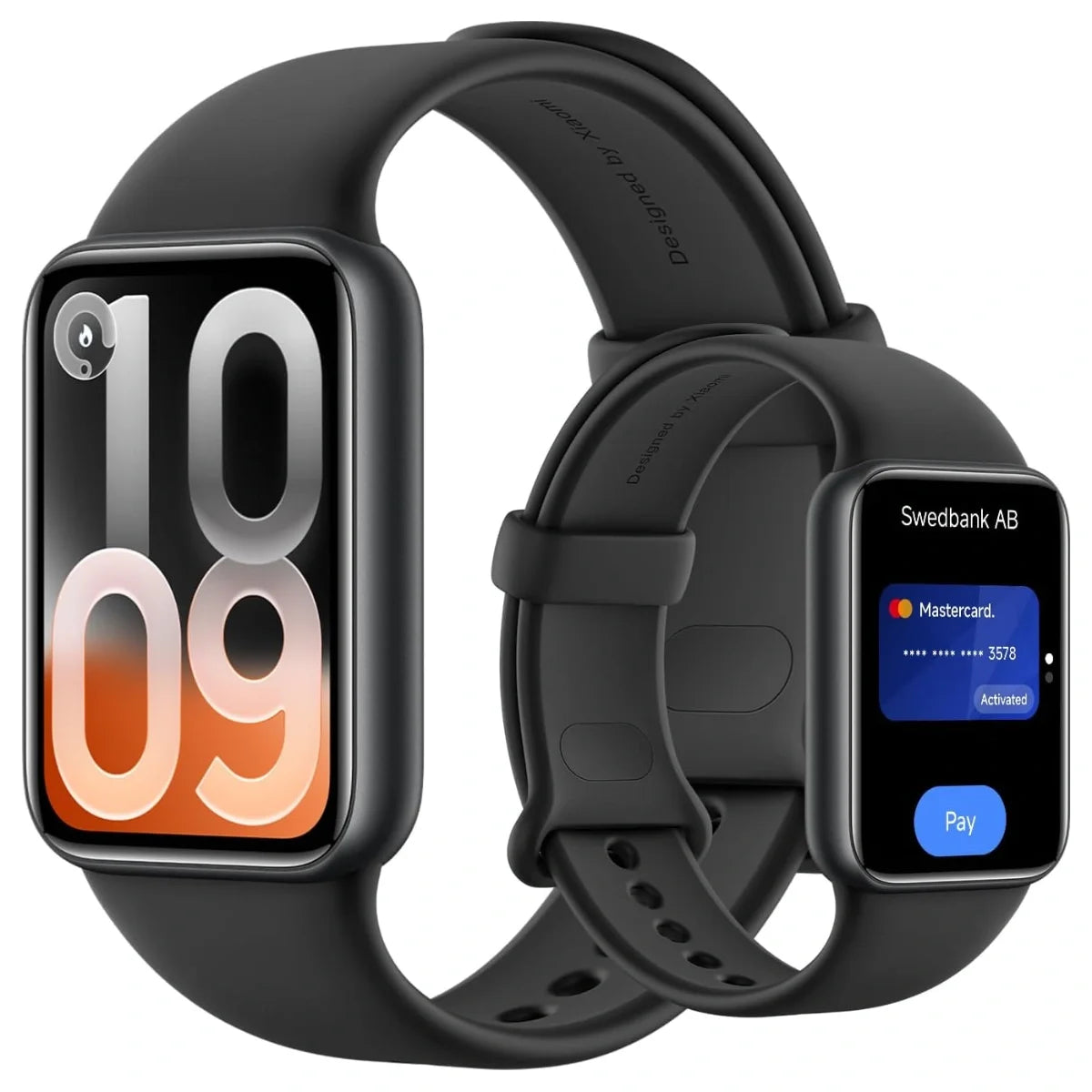 XIAOMI Smart Band 10 Pro NFC Fitness Tracker, 1.74" AMOLED, 21 Days Battery, 150+ Sport Modes, Five-Satellite GNSS, 5ATM, Android and iOS, Black