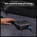 Maono PS22 Lite Audio Interface, Wireless Lavailar Microphone for Content Creation
