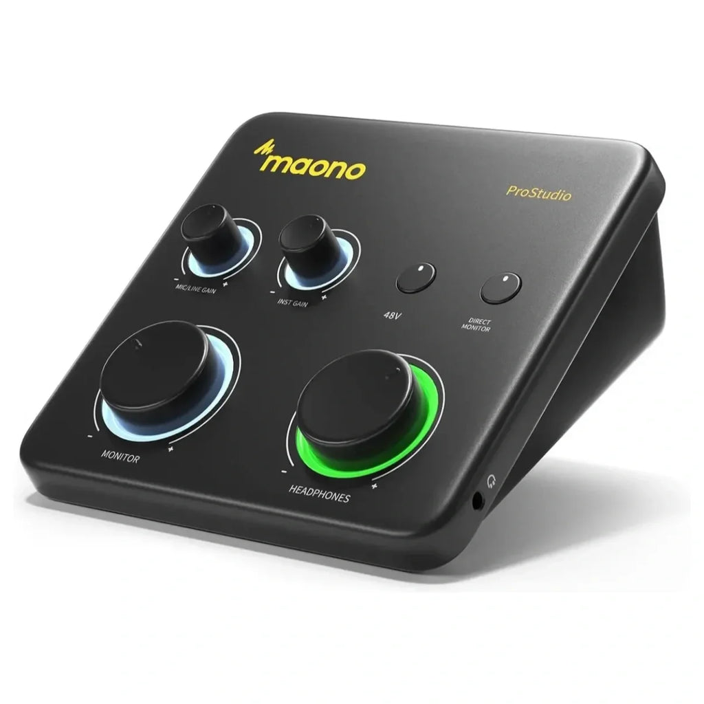 Maono PS22 Lite Audio Interface, Wireless Lavailar Microphone for Content Creation