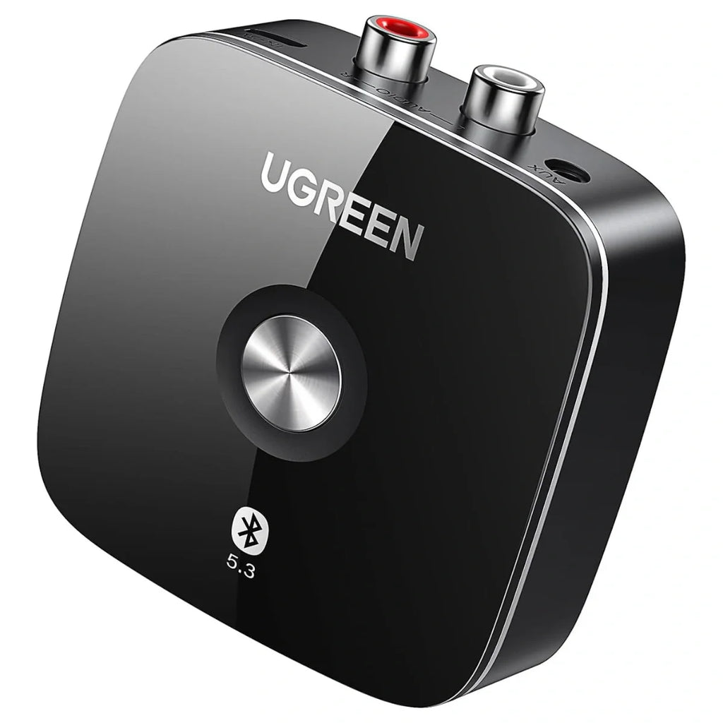 UGREEN Bluetooth 5.3 Receiver for Hi-Fi, 3.5mm AUX and RCA, Low Latency Audio, 10m Range, Dual Pairing, Model 30445