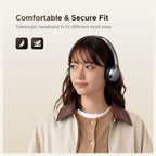 UGREEN Studio Plus Active Noise-Cancelling Headphones, Bluetooth 6.0 Over-Ear ANC, 80H Playtime, Spatial Audio, 0.08S Low Latency, Multi-Point Connection, 75630