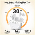 UGREEN HiTune T3 Pro Bluetooth 5.4 Earbuds, Active Noise Cancellation 38dB, 4 Mics ENC Clear Calls, 10mm Dynamic Speaker, 30H Playtime USB C Fast Charging, IPX5 Waterproof, App Customization, 2 Devices Connection, 35725 WS206