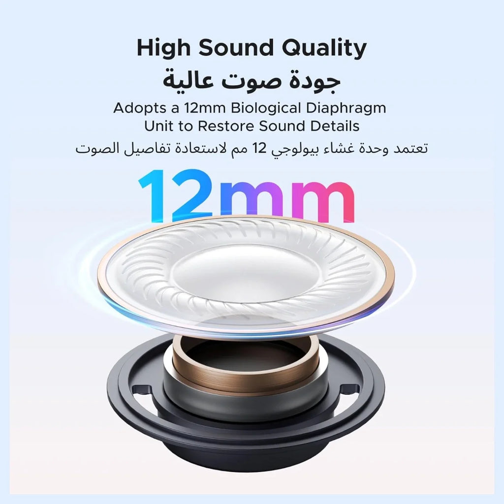 UGREEN ClipBuds Magic Open-Ear Wireless Earbuds, Smart Touchscreen With Custom Wallpaper, Bluetooth 5.4, 30H Playtime, 12mm Bio-Diaphragm Stereo Sound, IPX5 Waterproof, 55136 WS208