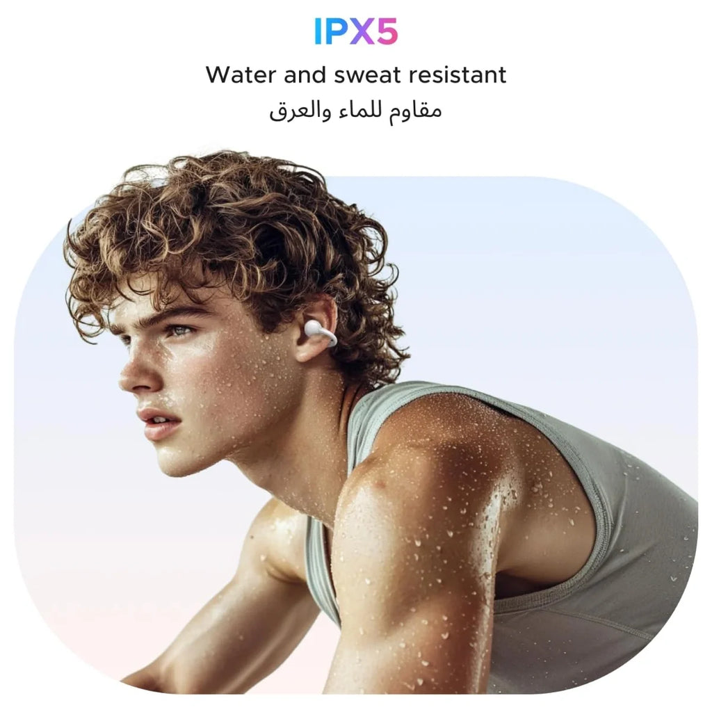 UGREEN ClipBuds Magic Open-Ear Wireless Earbuds, Smart Touchscreen With Custom Wallpaper, Bluetooth 5.4, 30H Playtime, 12mm Bio-Diaphragm Stereo Sound, IPX5 Waterproof, 55136 WS208