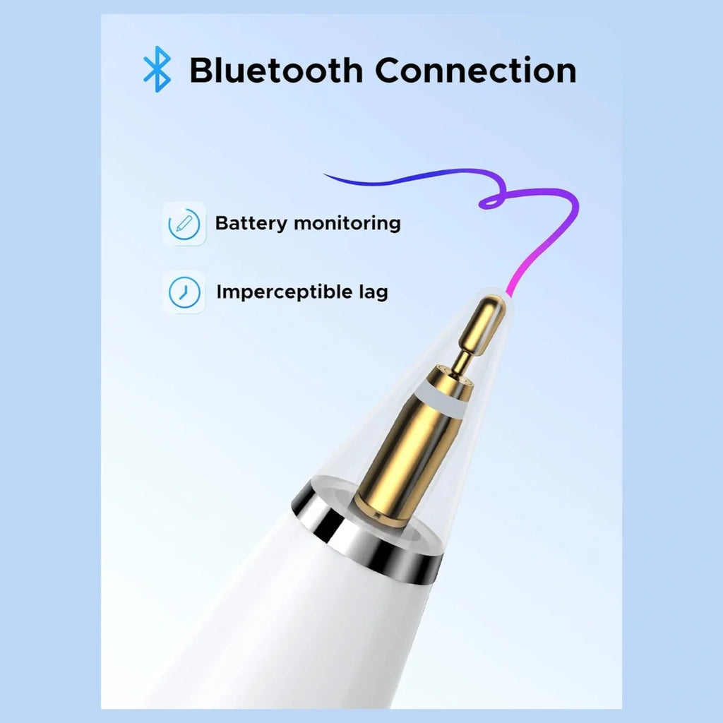UGREEN Smart Stylus Pen for iPad, Bluetooth Connection, Tilt Sensitivity and Palm Rejection, USB-C Faster Charging, 12H Using Time, Magnetic Attachment, LP452S 90915