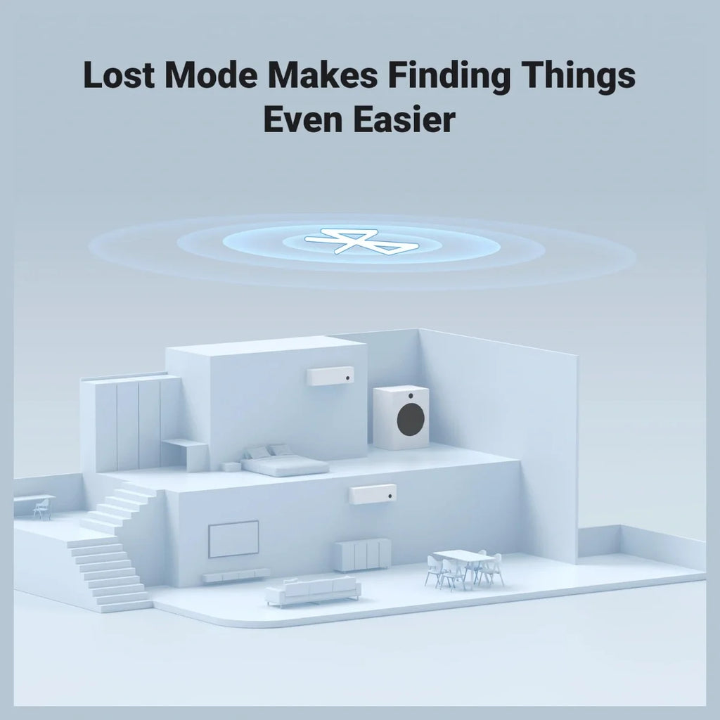UGREEN Smart Bluetooth Finder 60387, Apple Find My Certified, Worldwide Tracking And Buzzer Alert, Lost Mode, Left Behind Reminder, Anti-Tracking Protection